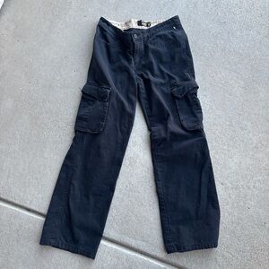 Plugg Black Cargo Pants